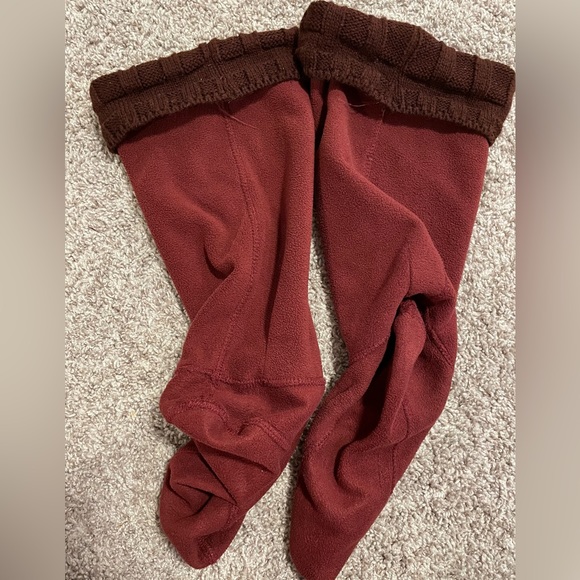 Burgundy Hunter Socks - Picture 2 of 2